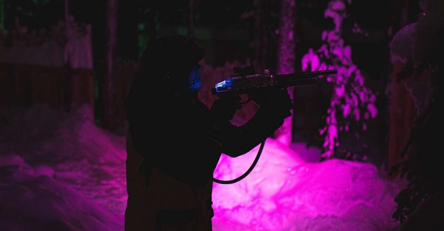 Levi: Arcandia | Outdoor Laser Tag + Park Side - Park Side included: reindeer, Lost in Arcandia, and snow play
