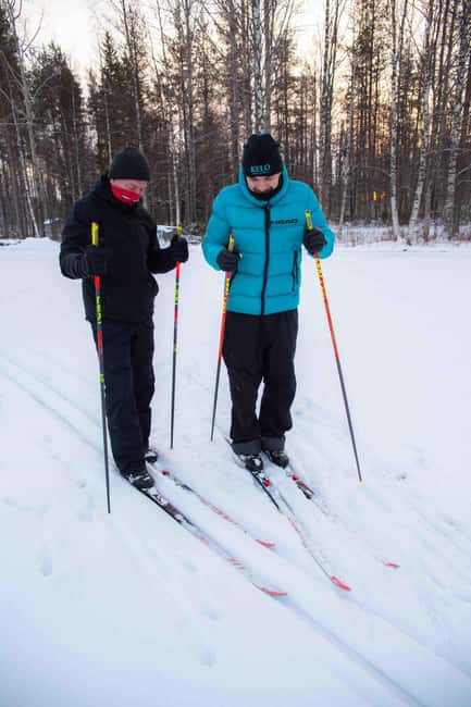 Levi: Cross-Country Skiing Experience - Gliding Across a Frozen Lake for Instant “Lapland Wow”