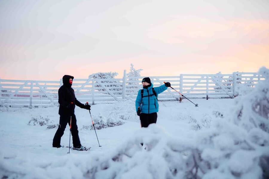 Levi: Guided Snowshoeing Adventure - Your 2-hour trail: pace, stories, and photo breaks