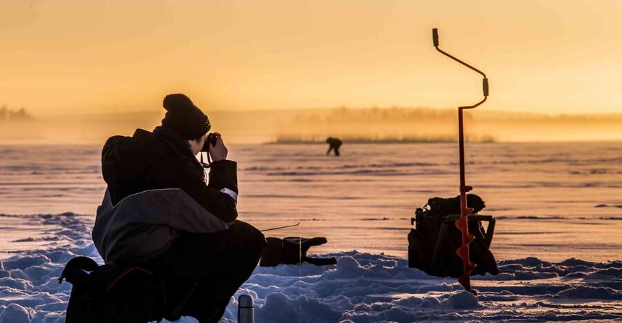 Levi: Ice Fishing on a Frozen Lake - On-Ice Strategy: Why You Change Spots During the Fishing