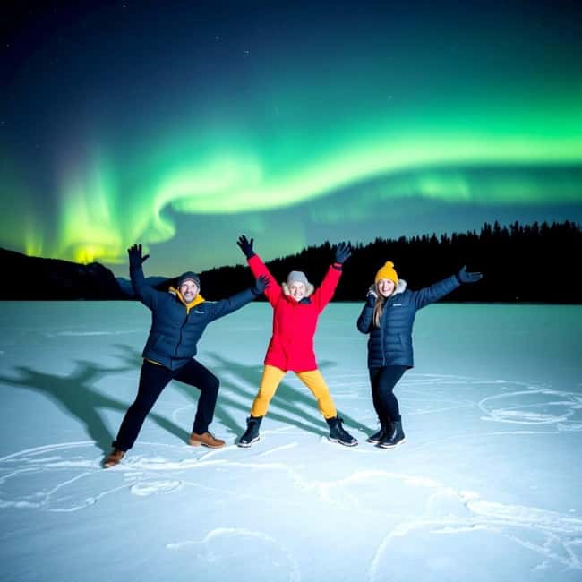 Levi: Northern Lights Tour and Stargazing by Telescope - The Remote Lake Stop, Frozen Silence, and Optional Snowshoes