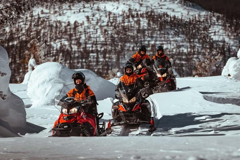 Levi: One Hour Snowmobiling Experience - Training on snowmobile basics, shared rides, and your real driving time