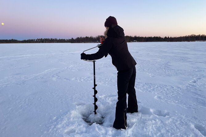 Levi: Small group ice fishing experience - Levi ice fishing, the real Lapland way