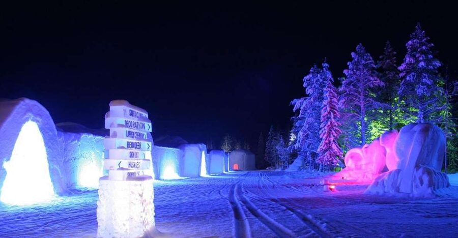 Levi: Snow Village Guided Tour - Corridors, fine-carvings, and ice rooms you can walk through