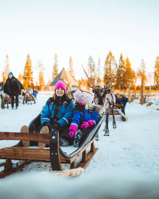 Magical Private Santa Visit, Reindeer Ride & Elf Workshops - Reindeer sleigh through the forest, and how seating works