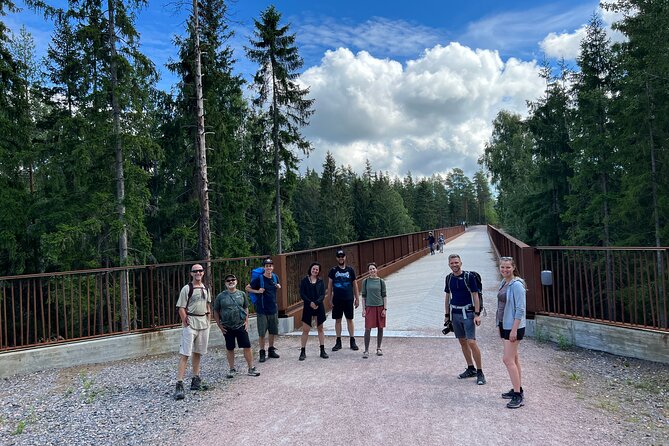 National Park Hike & Finnish Smoke Sauna Experience with Campfire Lunch - The 3.5-hour national park hike near Helsinki, with 6 km in your legs