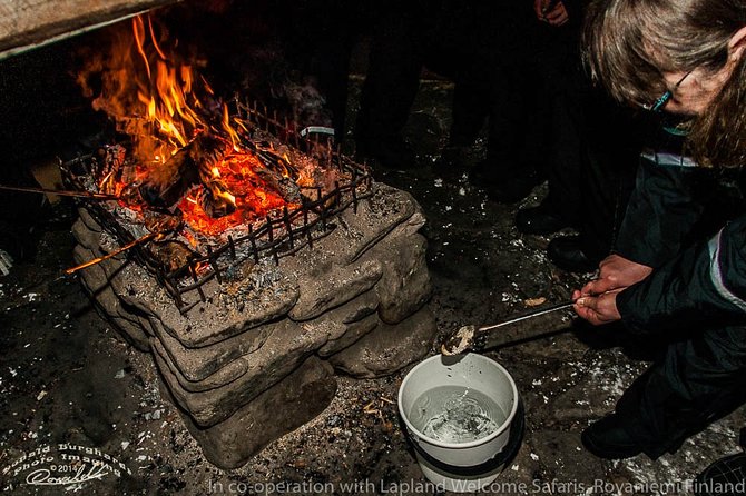 Northern Lights Snowmobile Driving Safari in Kemi - BBQ, Hot Drinks, and the Meal Break That Makes Winter Bearable