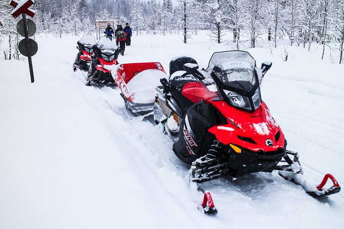 Northern Lights Snowmobile Sleigh Ride - What you do on the sleigh ride, step by step