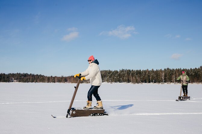 Private Driving Snow Scooters Experience in Finland - First stop: Puumala and getting set up for eLyly
