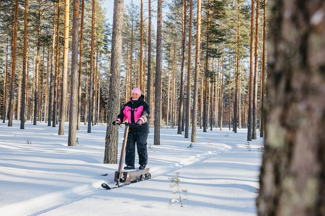 Private Driving Snow Scooters Experience in Finland - How safety and weather affect your exact route