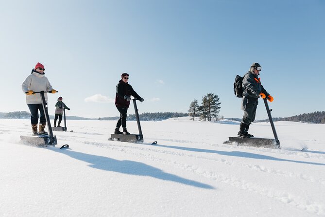 Private Driving Snow Scooters Experience in Finland - Learning the snow scooter fast, even if you are a first-timer