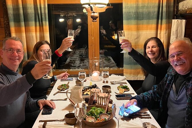 Private Traditional Sauna, Ice Dip and Dinner in the Wilderness - Dinner in the wilderness: warm food after heat and cold