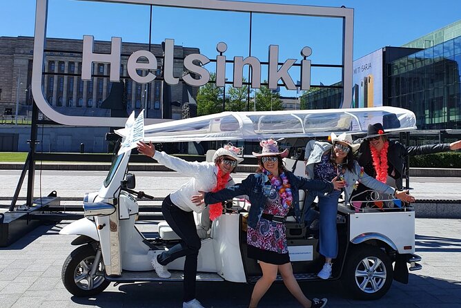 Private TukTuk guided tour in Helsinki 1,5 hours - Guides, safety, and comfort on a small vehicle
