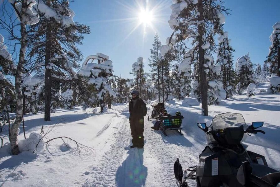 Pyhä: Forest Trails Snowmobile Safari - Why this Pyhä snowmobile safari feels more like an Arctic experience