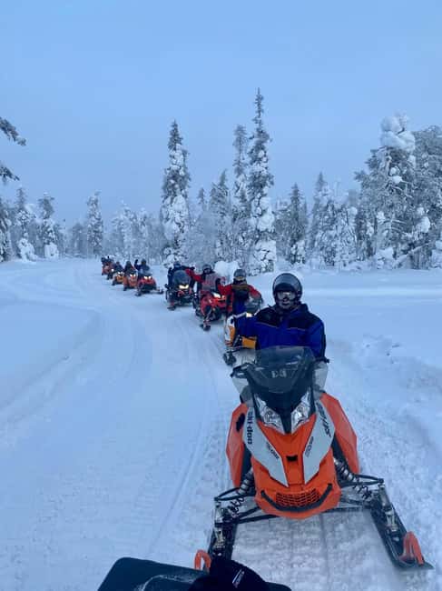 Pyhä: Forest Trails Snowmobile Safari - The snowmobile route through Pyhätunturi: what you actually get in 2.5 hours