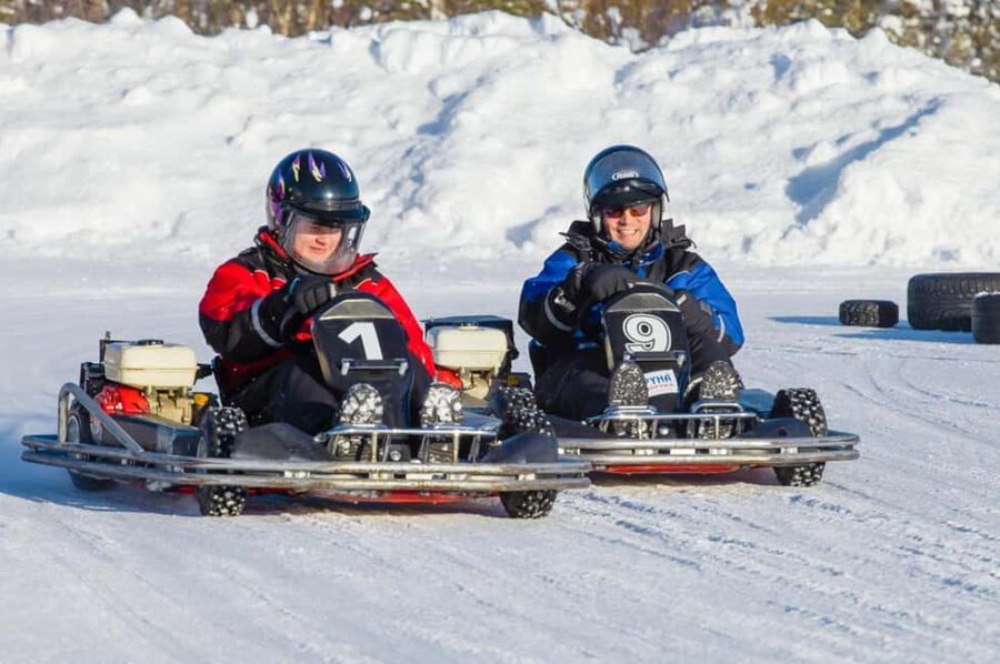 Pyhätunturi: Ice Karting Race Experience - The 1 hour schedule, split into real racing moments