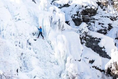 Pyhätunturi: Try Ice Climbing in Finnish Lapland