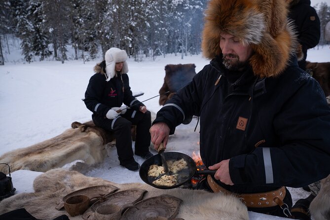 Ranua Lupland Activity Park Entry with Reindeer Experience - The sleigh ride into the snowy forest setting