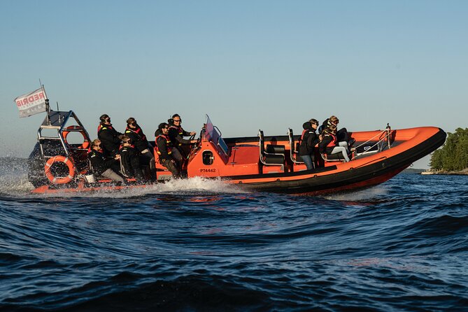 Redrib Archipelago Experience - Leaving Helsinki on a rib boat, not a slow ferry