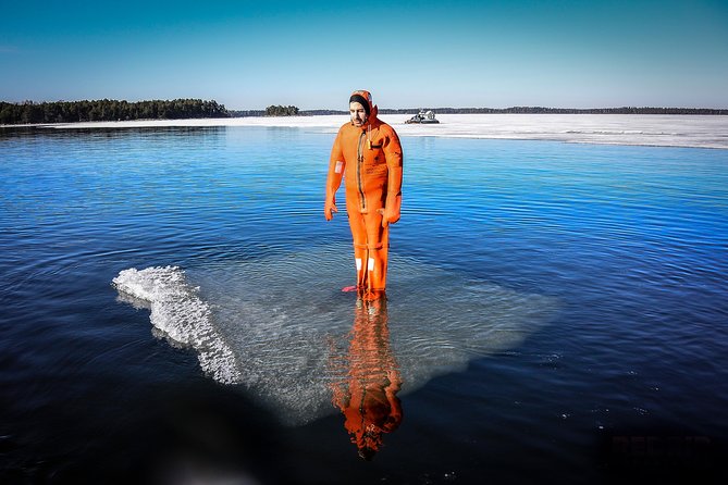 Redrib Ice Experience - Island Walk in Snow, Then Lunch by the Fire
