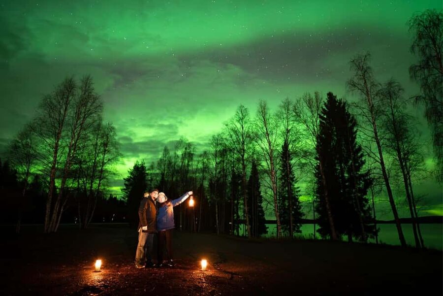 Rovaniemi:%100 Money Back Guarantee Northern Lights Hunting - Your night in Lapland: what to expect at each stage