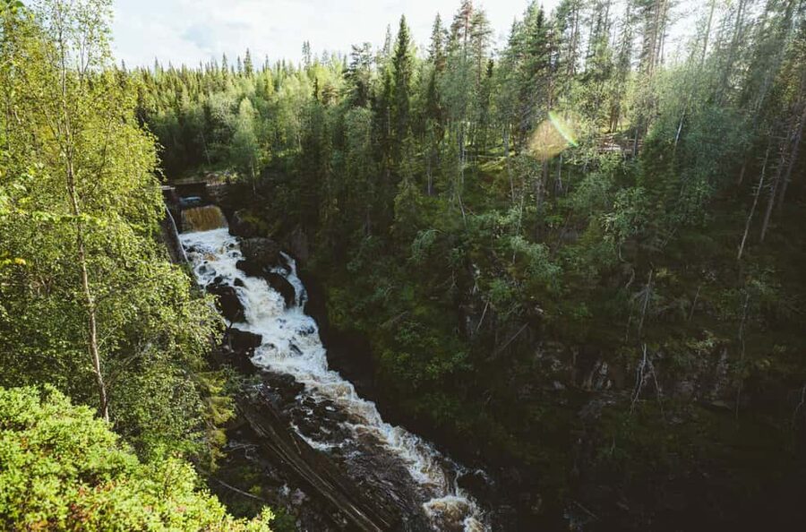 Rovaniemi: Auttiköngäs Waterfall Hike & Wilderness BBQ - The Auttiköngäs Nature Trail Walk: 4 to 6 km of Forest, River, and Bridges