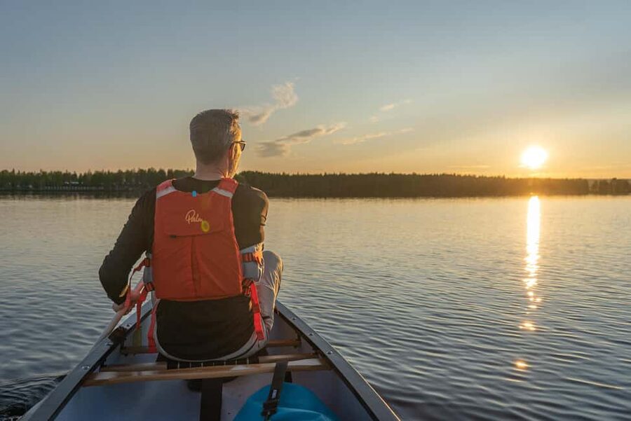 Rovaniemi: Canoe Adventure in Lapland - The snack stop: hot drinks and a calm reset