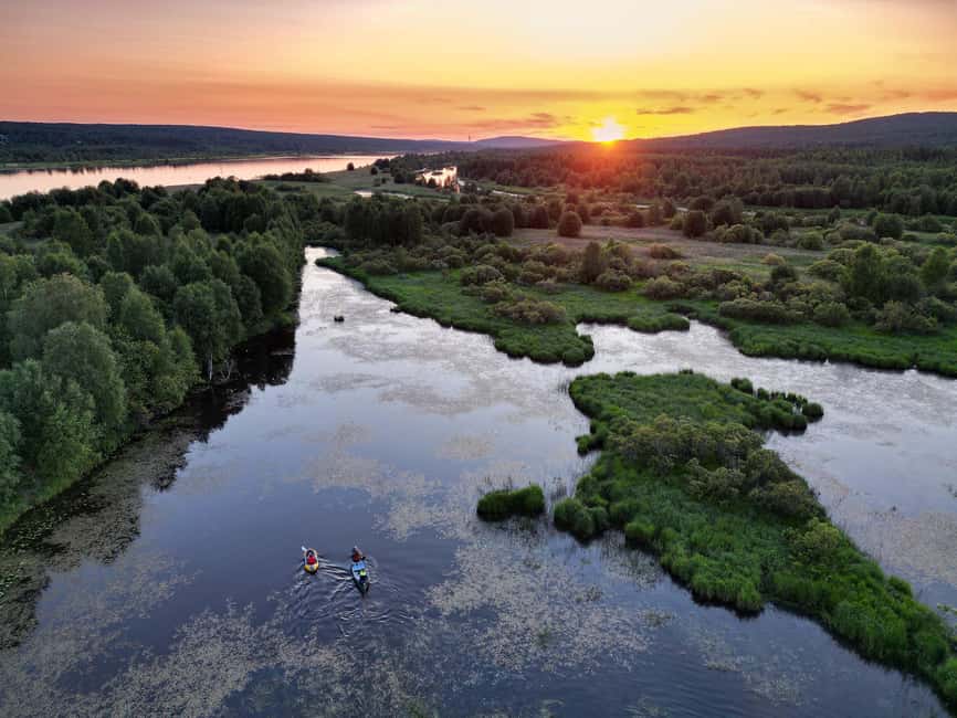 Rovaniemi: Canoe Trip under the Midnight Sun - The 3-hour flow: what happens before, during, and after your paddle
