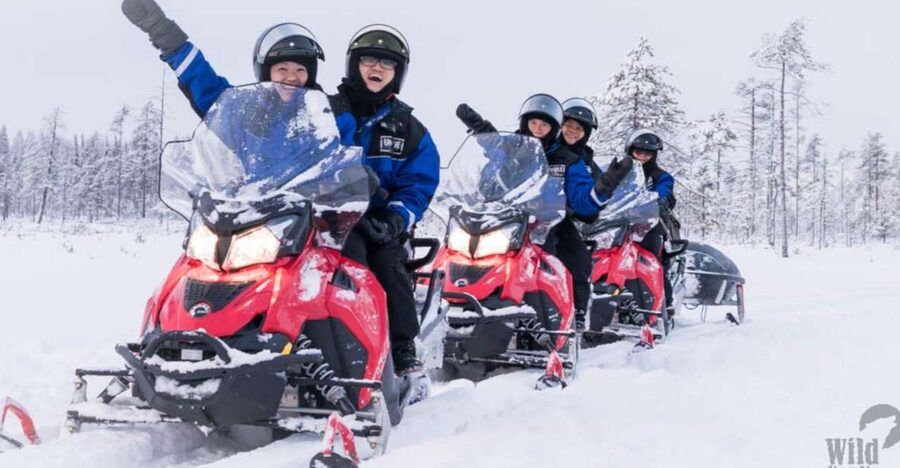 Rovaniemi: Easy Snowmobile Safari - The Snowmobile Ride: Speed, Stops, and the Arctic Forest View
