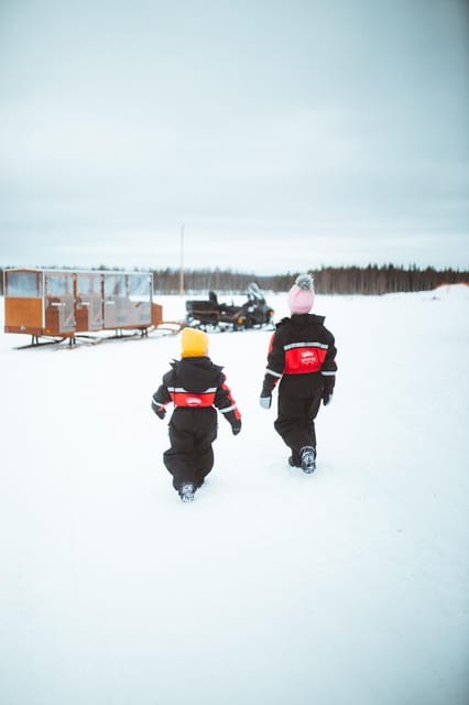 Rovaniemi: Family Snowmobiling Trip - Mini snowmobiles: the fun part, with strict age and weight rules
