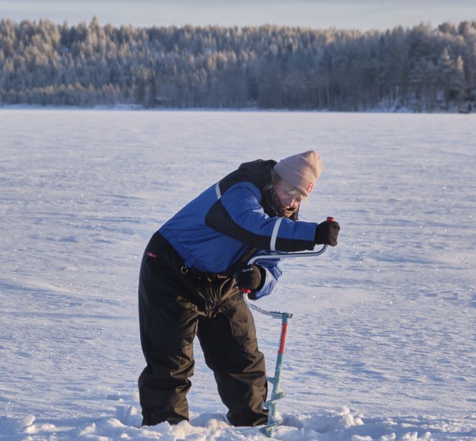 Rovaniemi: Ice-Fishing like a Finn - Apukka Resort Gear Up: Thermal Overalls and Reindeer-Skin Comfort