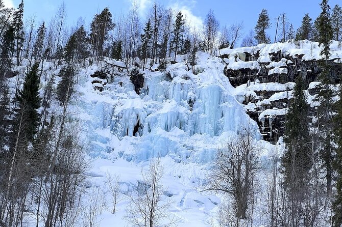 Rovaniemi: Korouoma Canyon & Frozen Waterfalls Tour with BBQ - Pickup, drive time, and how your 7 hours actually feel