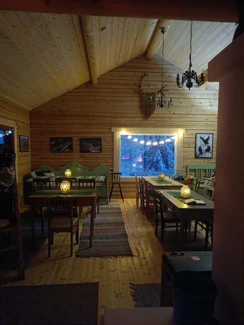 Rovaniemi: Korouoma Wilderness Café’s Icefall Tour and Lunch - The Log Café Lunch: Lapland Soup by Firelight