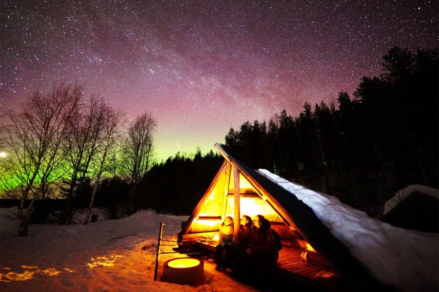 Rovaniemi: Lapland Northern Lights Tour with BBQ - Getting to the viewing area, with less hassle than you fear