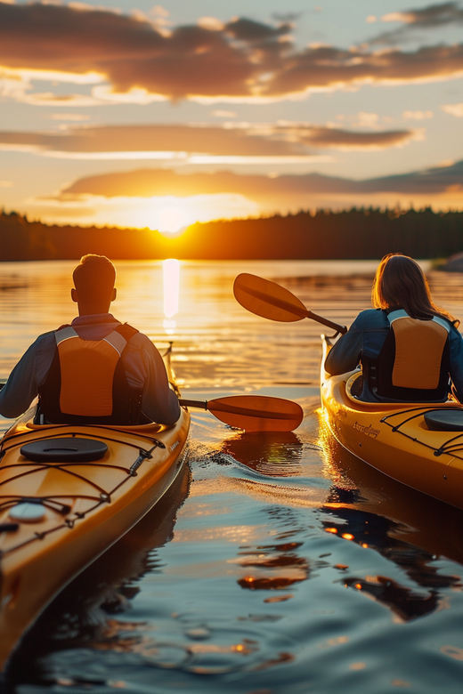 Rovaniemi: Midnight Sun Canoeing Adventure & BBQ - Riding in a 2025 Ford Tourneo 4x4 From Your Rovaniemi Hotel