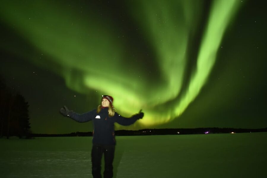 Rovaniemi: Night Snowmobile Tour - The Northern Lights angle: you’re hunting, not guaranteed