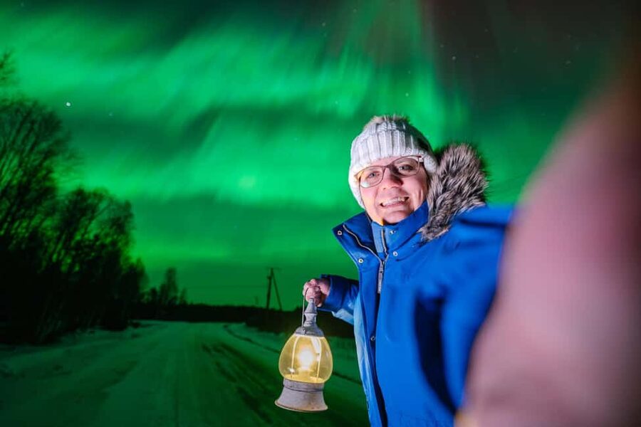 Rovaniemi: Northern Lights Hunting with Photo & Video - The night may push farther than you expect