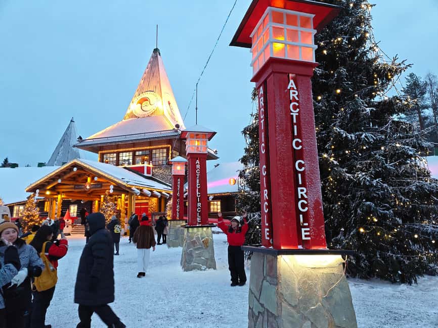 Rovaniemi: Private Santa Claus Village Tour & Sleigh Ride - Mercedes-Benz V-Class pickup, comfort that matters in winter
