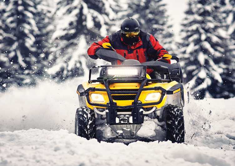 Rovaniemi: Quad Bike Ride and Ice Fishing - Ice fishing basics, drill a hole, and wait for arctic fish