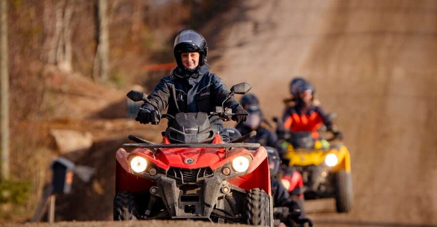 Rovaniemi: Quad Bike Safari, Reindeer & Husky Farm Visit - Farm meet-and-greet: petting reindeer, husky cuddles, and owner stories