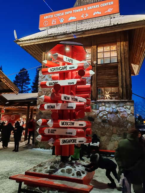 Rovaniemi: Santa Claus Village and Santa Park Day Trip - Santa Claus Village: pre-booked Santa time and the Arctic Circle photo