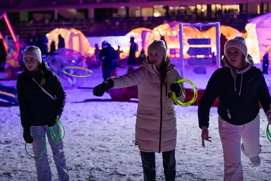 Rovaniemi: SnowGlow Winterpark Entry Ticket - Ice skating from December: great when it’s on, frustrating if you over-plan