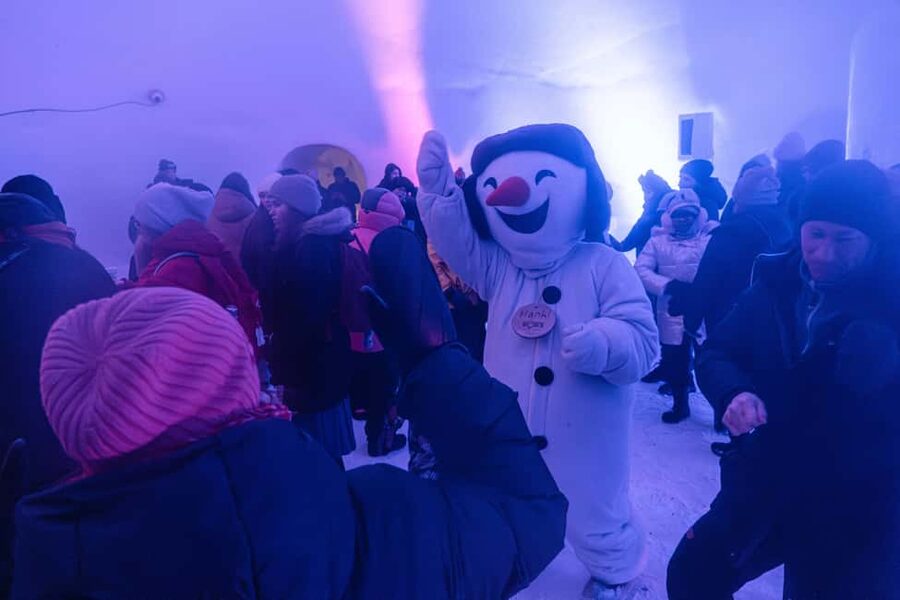 Rovaniemi: Snowman World Entry Ticket in Santa Claus Village - Ice Bar and Snow Restaurant, how to warm up without quitting