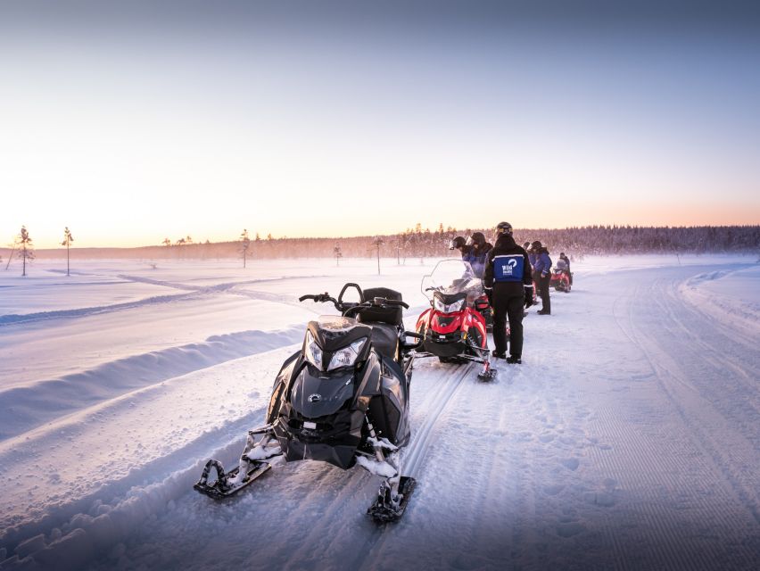 Rovaniemi: Snowmobile Safari into the Arctic Circle Forest - Family Options: Kids in a Guide-Pulled Sled and Rider Turns