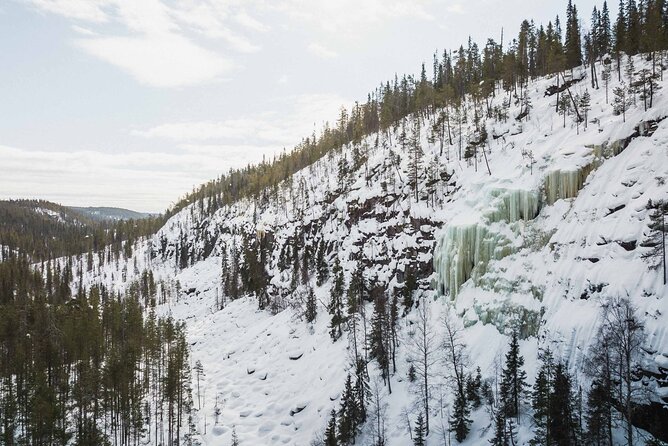 Rovaniemi - Visit to The Frozen Waterfalls of Korouoma - Slower steps through deep snow, and what to do if it feels slick
