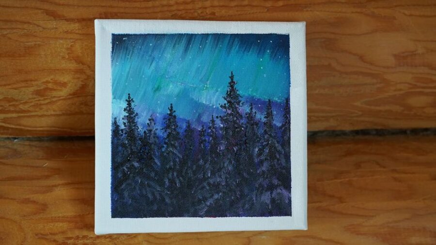 Rovaniemi: Workshop - Aurora painting - Key things that make this workshop worth your time