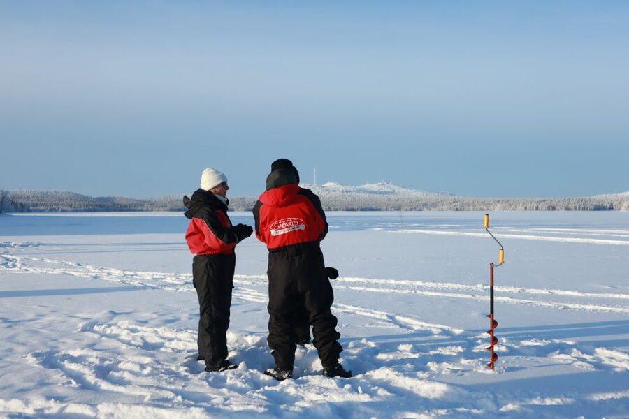Ruka: Ice fishing trip - Ruka Pilkki on a Frozen Lake, What Makes It Feel Local