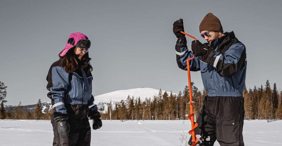 Saariselkä: Arctic Ice Fishing Experience - Learning to Drill, Rig, and Fish Like a Local