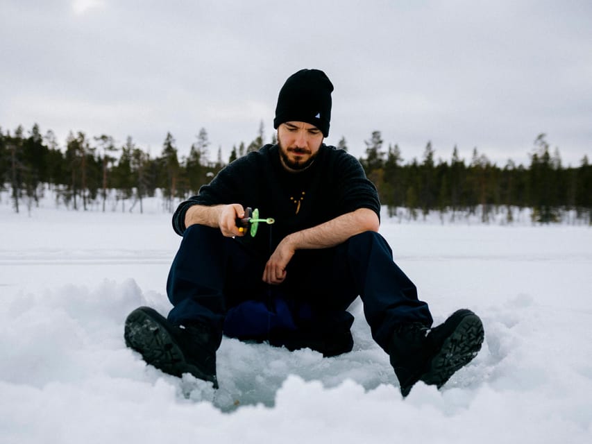 Saariselkä: Ice Fishing Adventure - On the Ice: Learning to Drill Through Thick Winter and Fish Like Locals