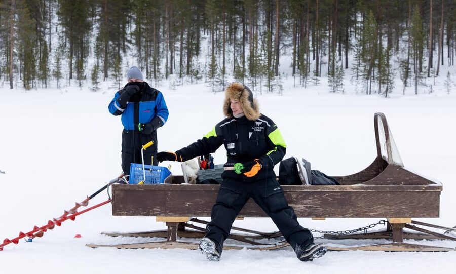 Saariselkä: Ice Fishing Safari by Snowmobile - Lapponia Tours Safari House, gear fitting, and the prep that matters